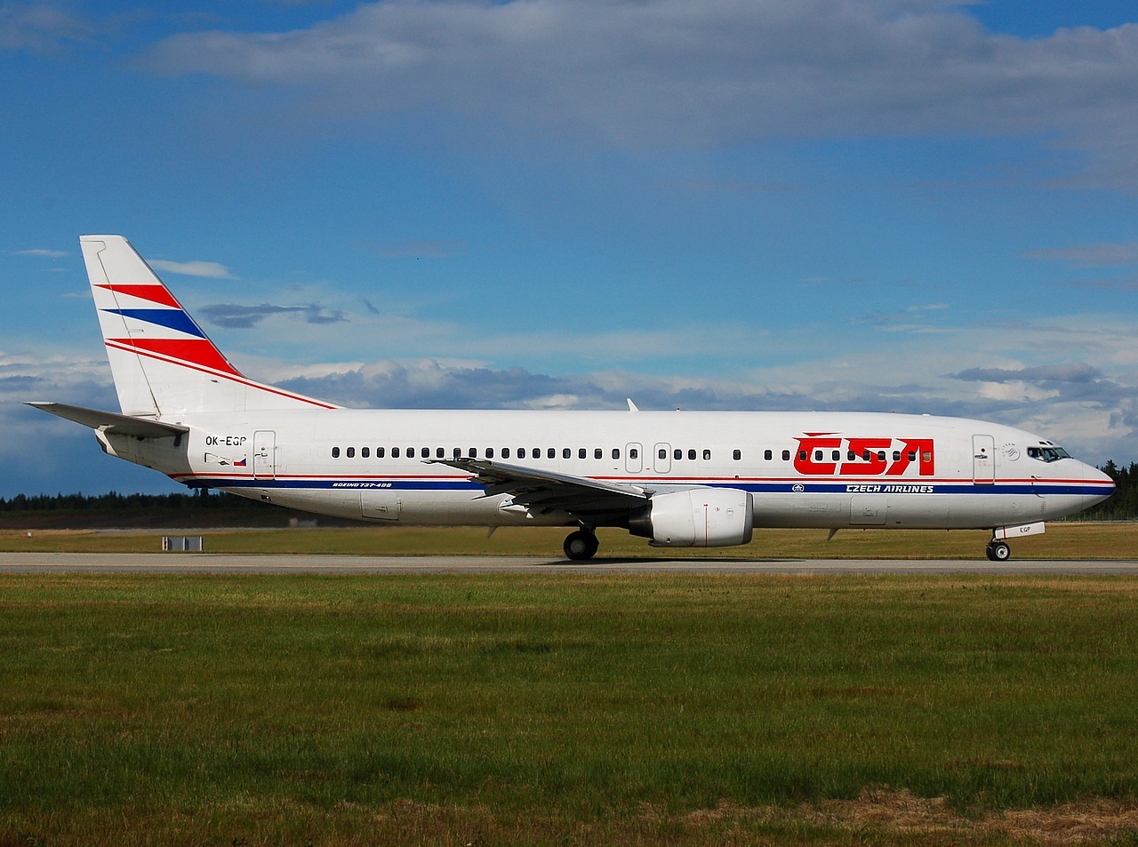 OK-EGP - 737-45S - CSA Czech Airlines - OSL - 24-06-2008