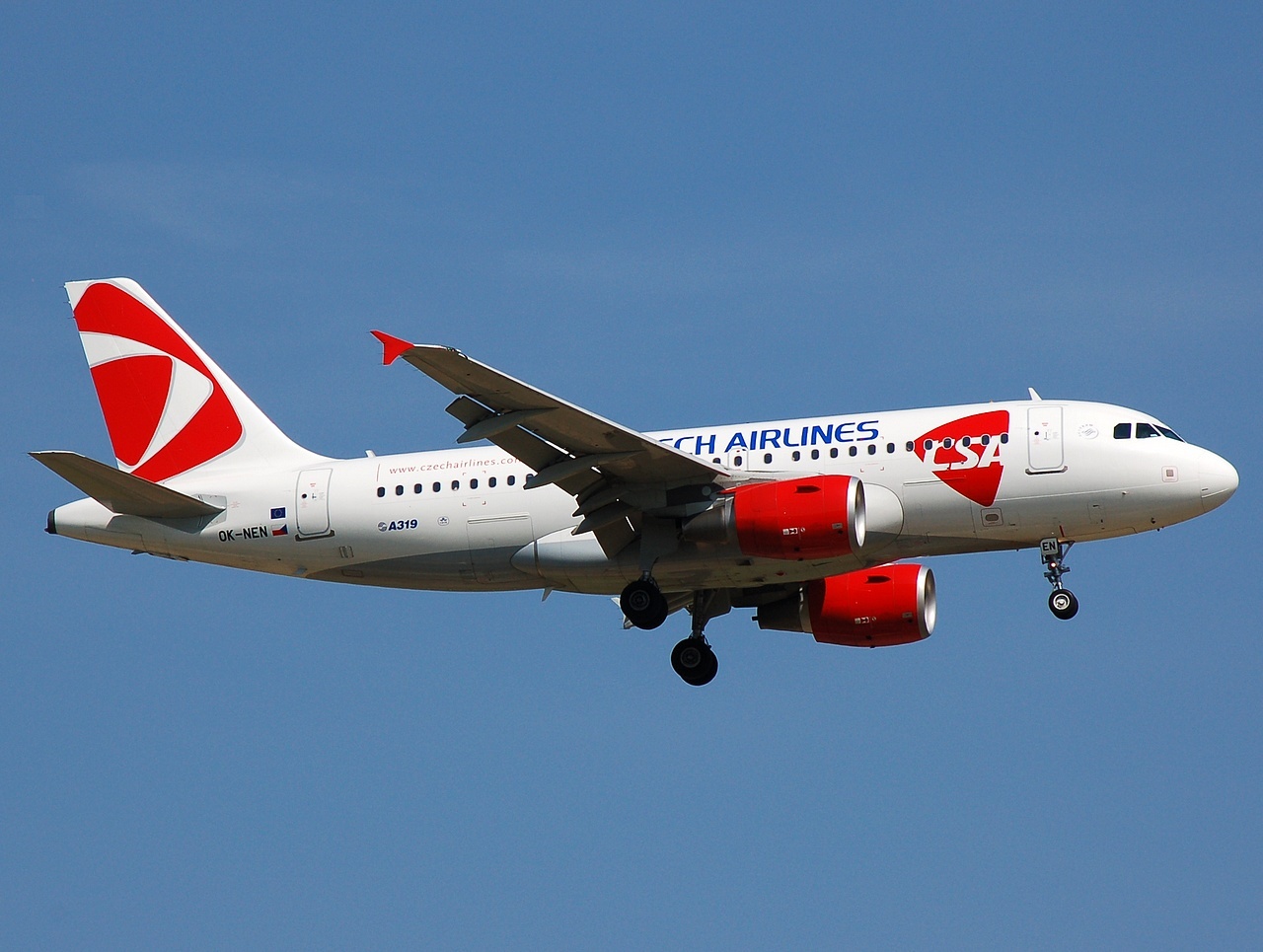OK-NEN - A319-112 - CSA Czech Airlines - PRG - 01-07-2008
