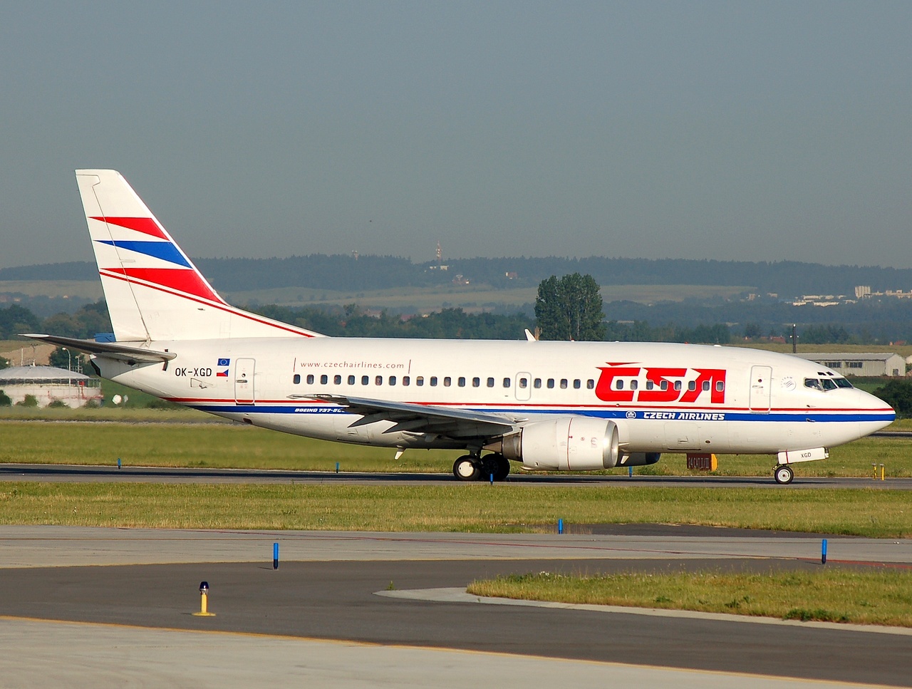 OK-XGD - 737-55S - CSA Czech Airlines - PRG - 30-06-2008