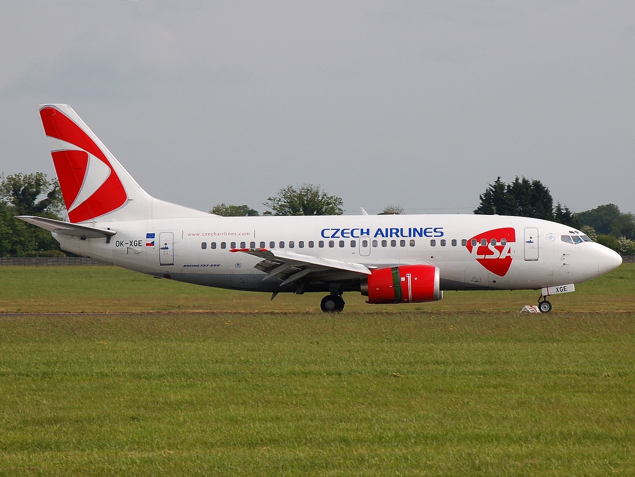 OK-XGE - 737-55S - CSA Czech Airlines - DUB - 21-05-2008