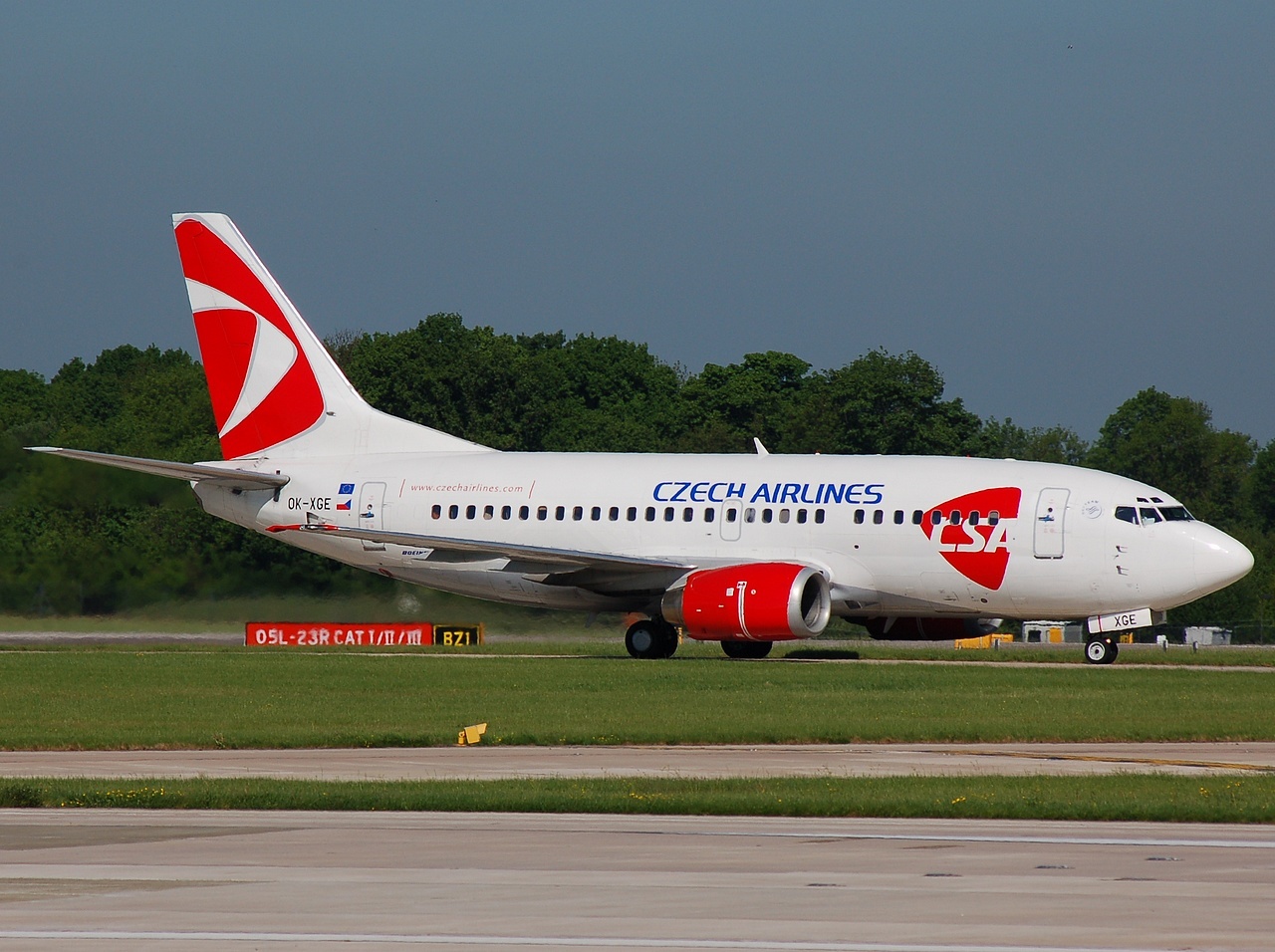 OK-XGE - 737-55S - CSA Czech Airlines - MAN - 14-05-2008