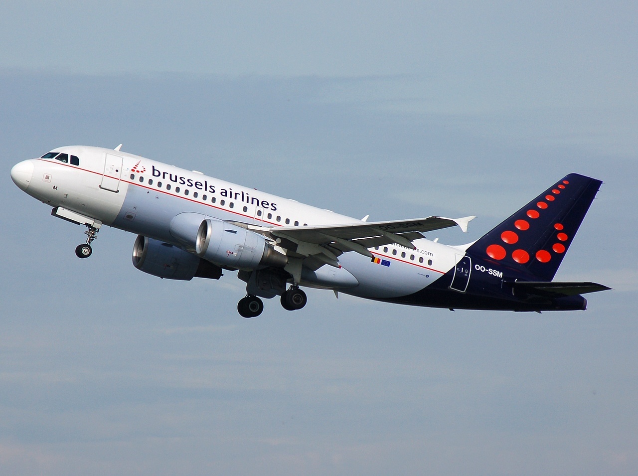 OO-SSG - A319-112 - Brussels Airlines - BRU - 27-04-2008