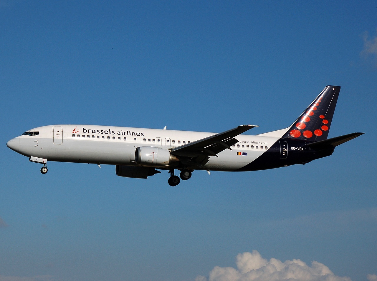 OO-VEK - 737-405 - Brussels Airlines - LIS - 30-05-2008