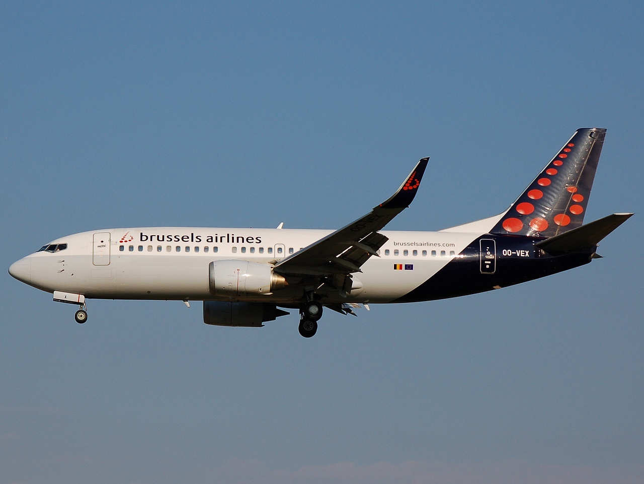 OO-VEX - 737-36N(WL) - Brussels Airlines - BRU - 15-08-2008