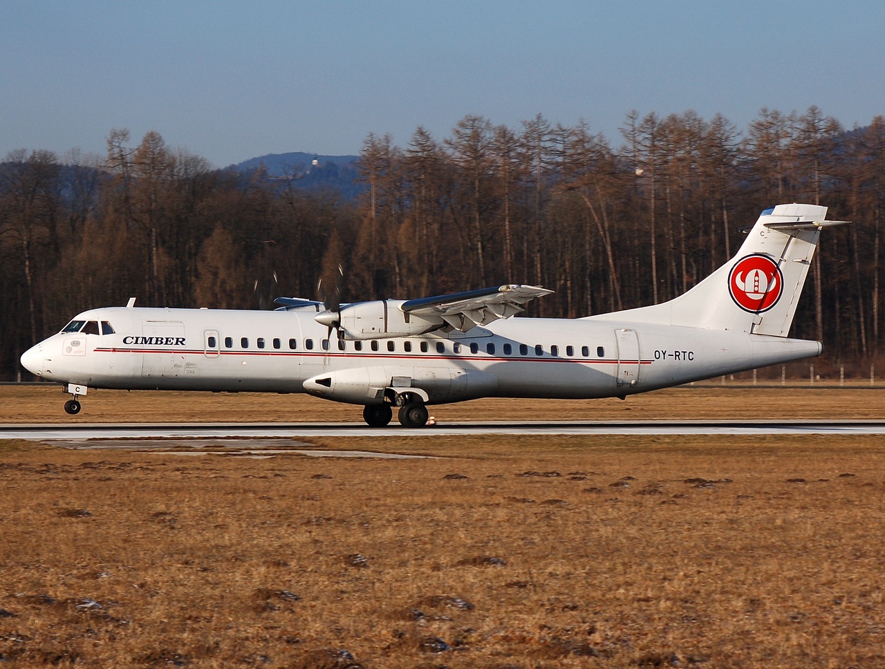OY-RTC - ATR 72-202 - Cimber Air - SZG - 16-02-2008