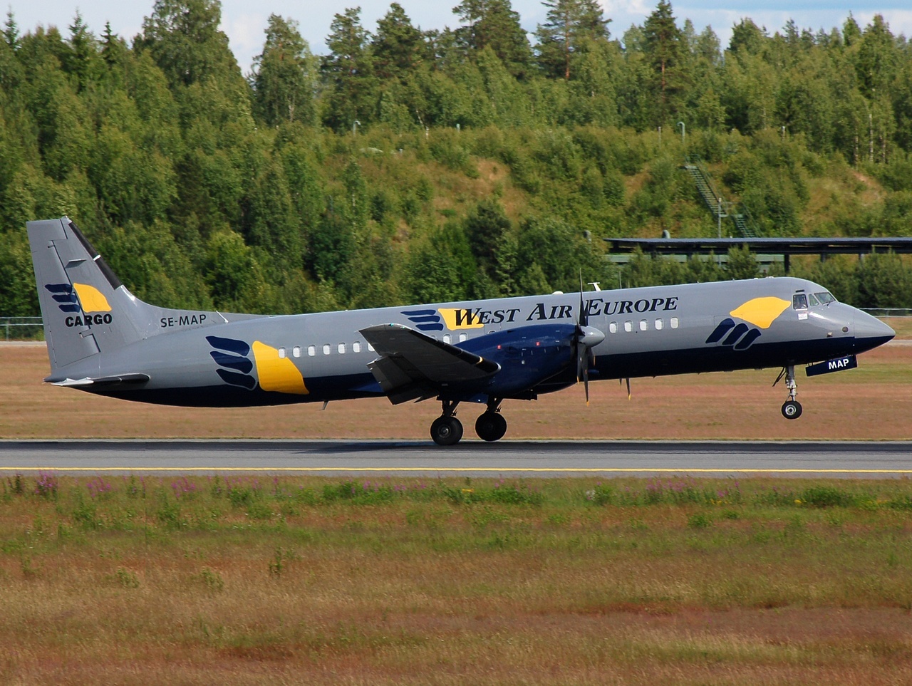 SE-MAP - Bae ATP - West Air Sweden - OSL - 25-06-2008