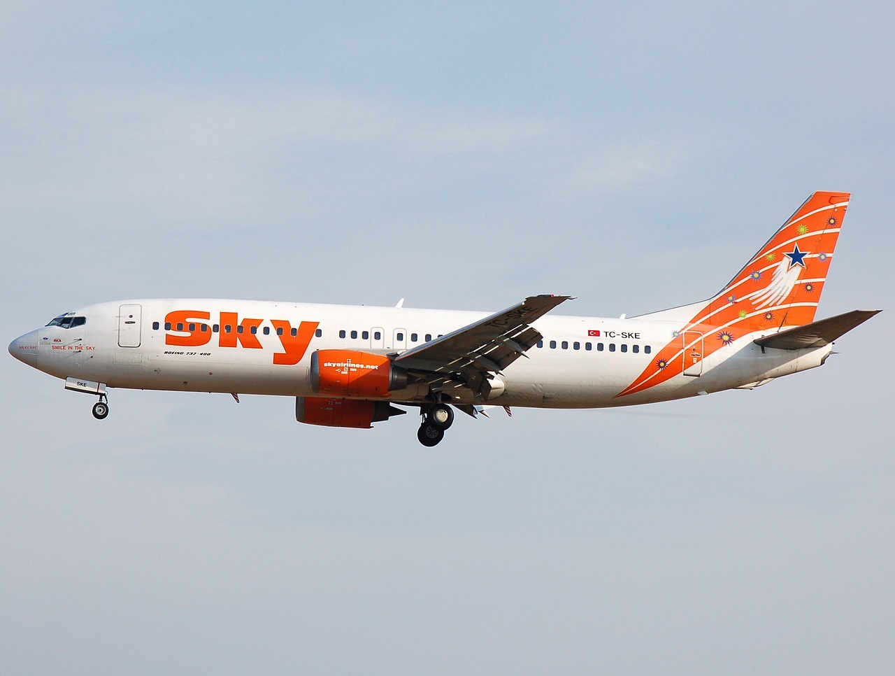 TC-SKE - 737-4Q8 - Sky Airlines - BRU - 16-08-2008