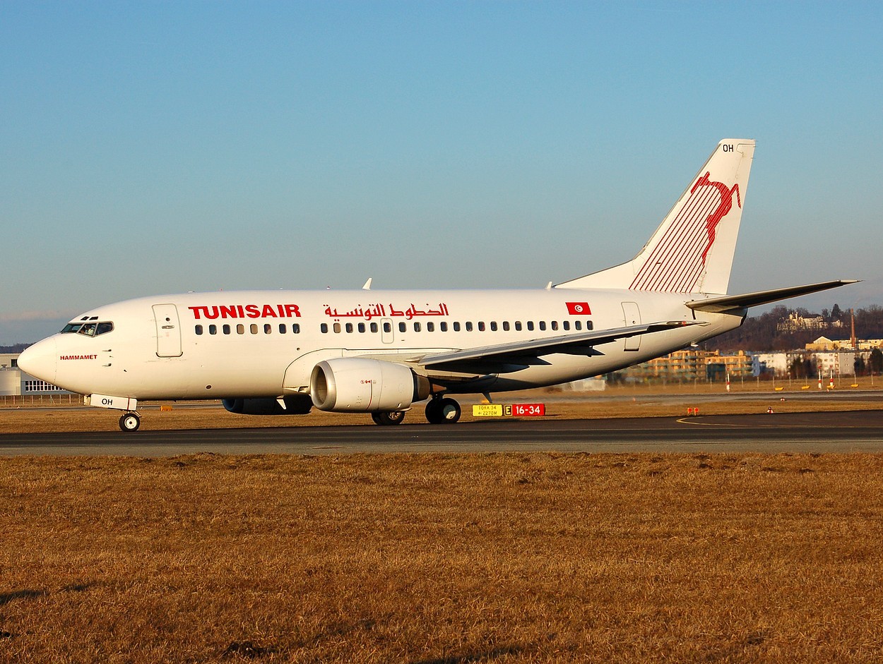 TS-IOH - 737-5H3 - Tunisair - SZG - 16-02-2008