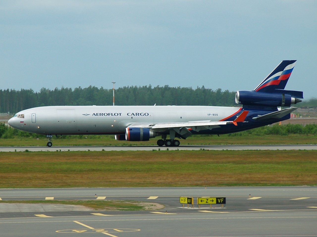 VP-BDQ - MD-11F - Aeroflot Cargo - HEL - 09-06-2008