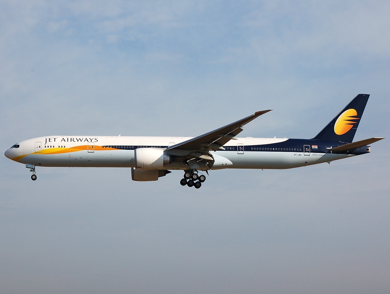 VT-JEC - 777-35R(ER) - Jet Airways - BRU - 16-08-2008