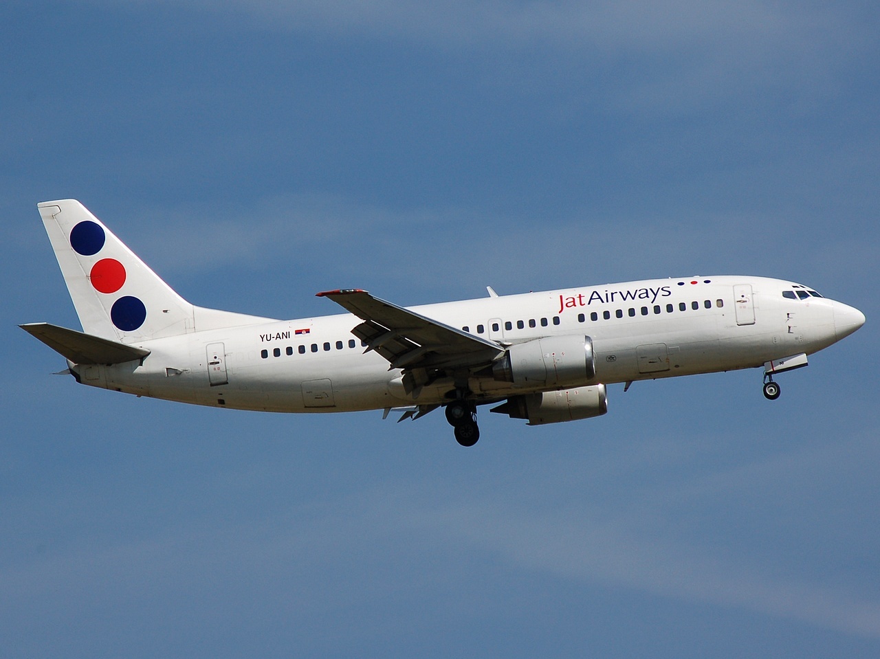 YU-ANI - 737-3H9 - JAT Yugoslav Airlines - PRG - 01-07-2008