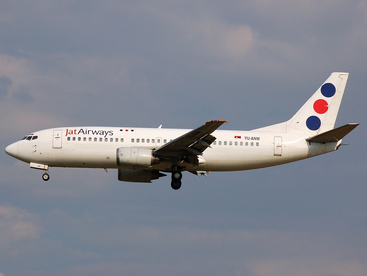 YU-ANW - 737-3H9 - JAT Airways - BRU - 15-08-2008