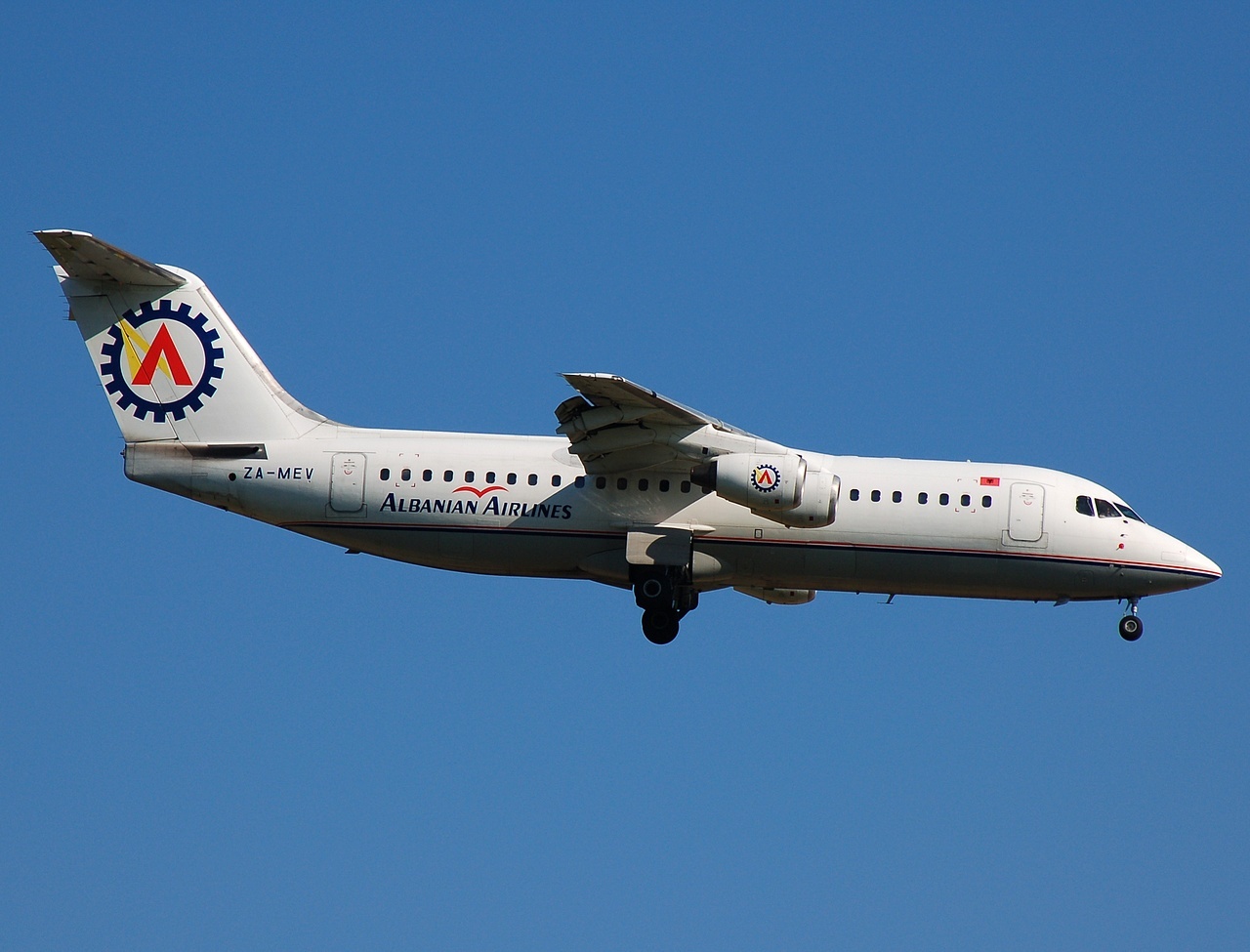 ZA-MEV - BAe 146-300 - Albanian Airlines - FRA - 10-05-2008