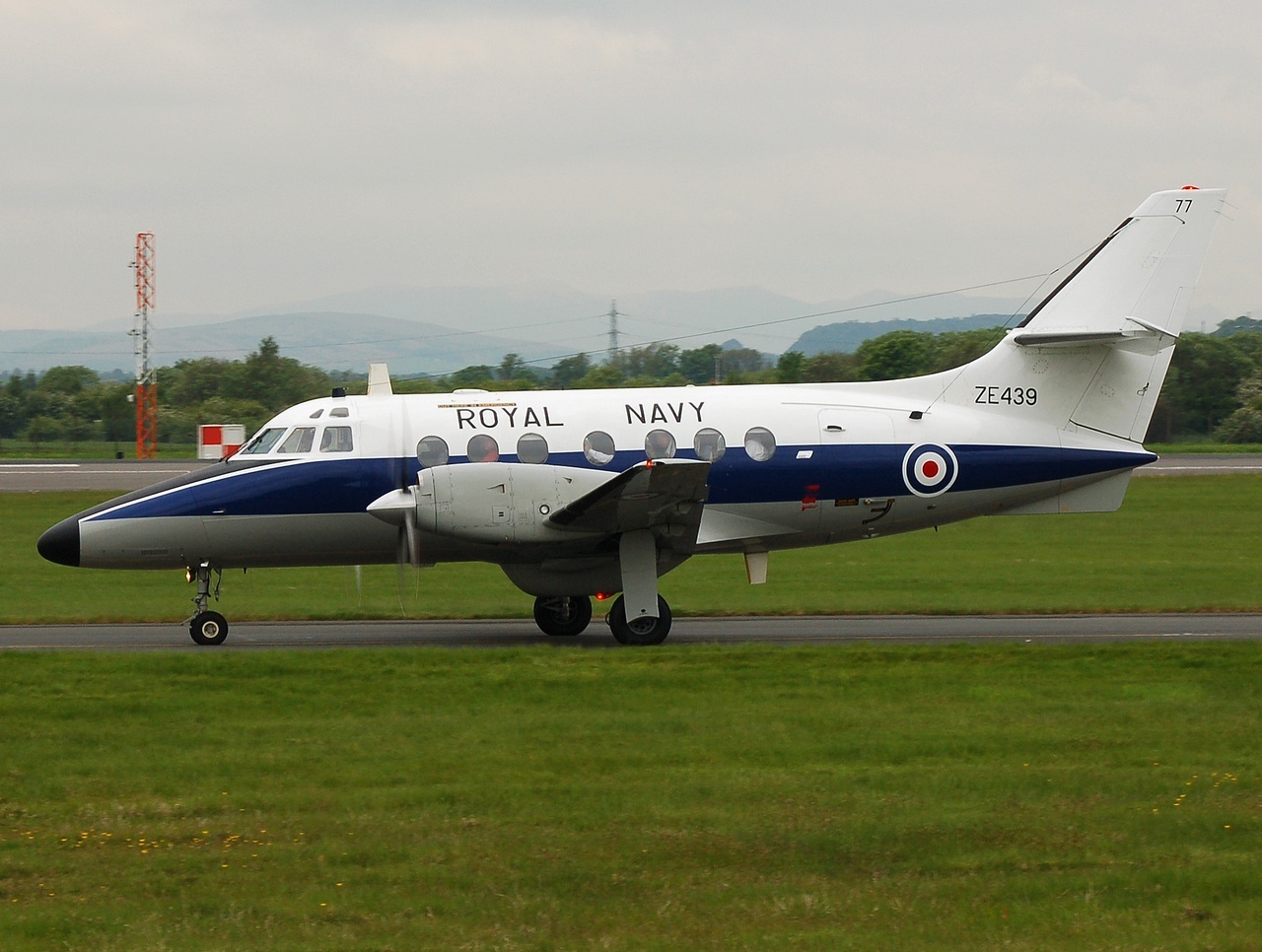 ZE439 - Jetstream 31-3100 - Royal Navy - GLA - 16-05-2008