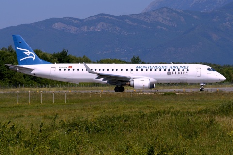 4O-AOA - ERJ-195LR (ERJ-190-200 LR) - Montenegro Airlines - FCO - 10-06-2008b