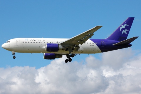 5N-BGH - 767-241(ER) - Bellview Airlines - LHR - 12-07-2008