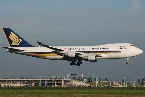 9V-SFM - 747-412F - Singapore Airlines - AMS - 20-09-2008
