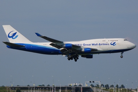 B-2430 - 747-412 - Great Wall Airlines - AMS - 20-09-2008