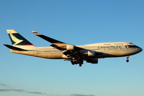 B-HKF - 747-412 - Cathay Pacific Airways - LHR - 12-07-2008