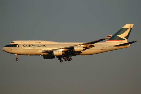 B-HUJ - 747-467 - Cathay Pacific Airways - FCO - 11-06-2008