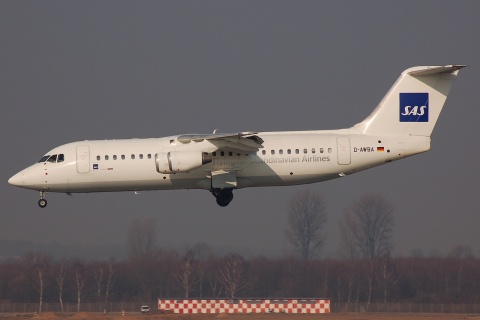D-AWBA - BAe 146-300 - SAS Scandinavian Airlines - DUS - 18-02-2008
