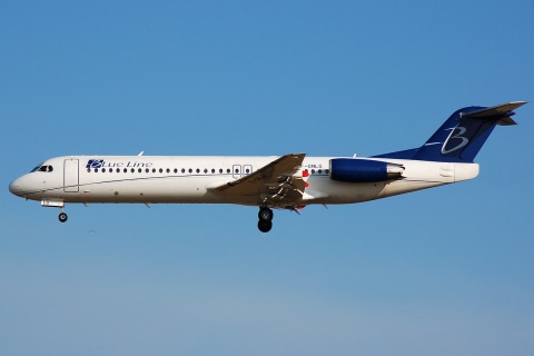 F-GNLG - Fokker 100 - Blue Line - CPH - 18-06-2008