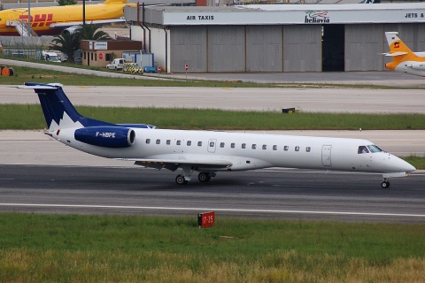 F-HBPE - ERJ-145LR - Pan Europeenne Air Service - LIS - 28-05-2008