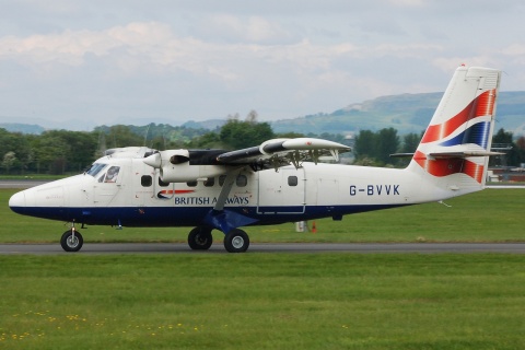 G-BVVK - DHC-6-300 - British Airways - GLA - 16-05-2008