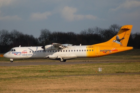 G-BWDA - ATR 72-202 - Aurigny Air Services - STN - 04-03-2008