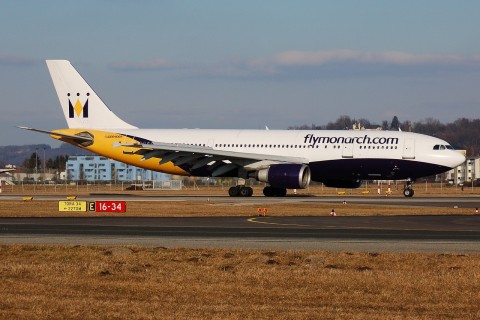 G-MAJS - A300-605R - Monarch Airlines - SZG - 16-02-2008