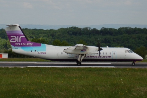 G-WOWB - DHC-8-311 - Air Southwest - BRS - 19-05-2008