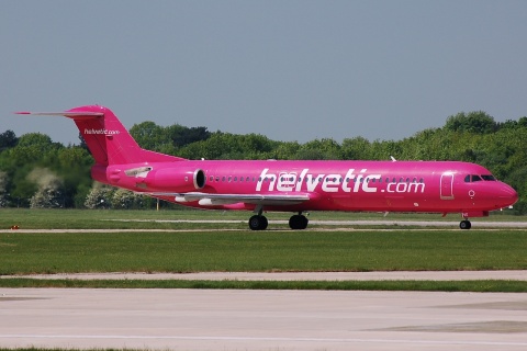 HB-JVE - Fokker 100 - Helvetic Airways - MAN - 14-05-2008