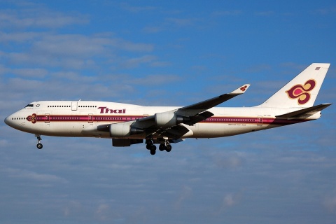 HS-TGB - 747-4D7 - Thai Airways International - CPH - 20-06-2008