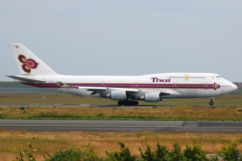HS-TGG - 747-4D7 - Thai Airways International - CPH - 19-06-2008