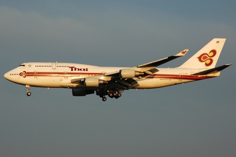 HS-TGM - 747-4D7 - Thai Airways International - FCO - 11-06-2008