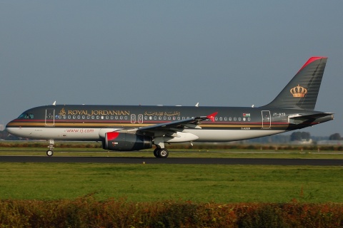JY-AYD - A320-232 - Royal Jordanian - AMS - 20-09-2008