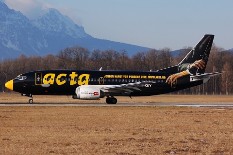 LN-KKY - 737-33S - Norwegian Air Shuttle - SZG - 16-02-2008