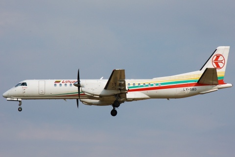 LY-SBD - Saab 2000 - Lithuanian Airlines - BRU - 15-08-2008