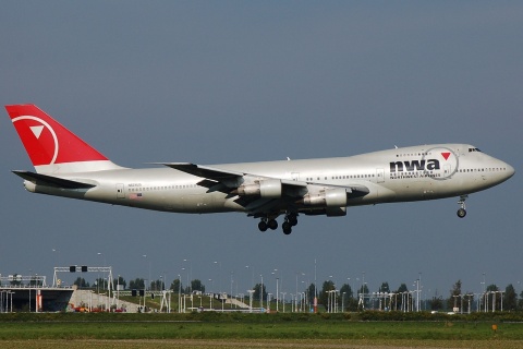 N624US - 747-251B - Northwest Airlines - AMS - 20-09-2008