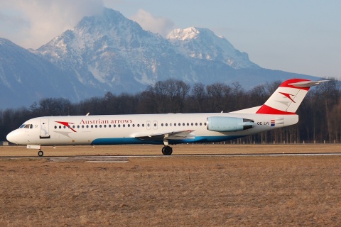 OE-LVJ - Fokker 100 - Austrian Arrows - SGZ - 16-02-2008