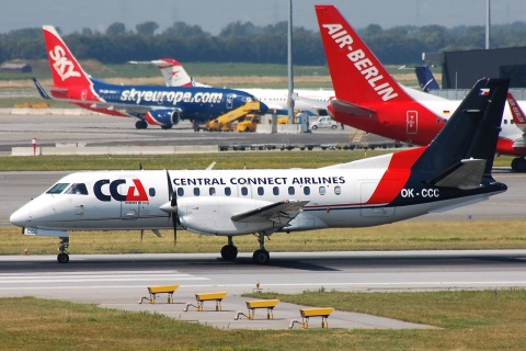 OK-CCC - Saab 340B - Central Connect Airlines - VIE - 03-07-2008
