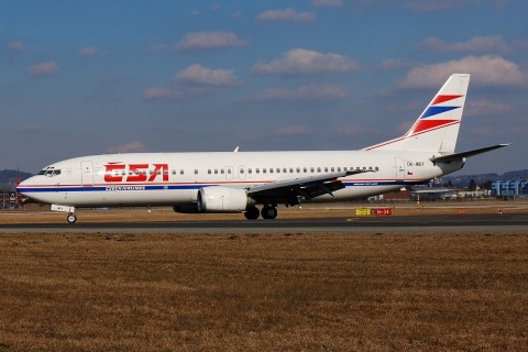 OK-WGY - 737-436 - CSA Czech Airlines - SZG - 16-02-2008