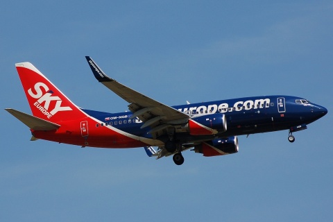 OM-NGB - 737-76N(WL) - SkyEurope Airlines - PRG - 01-07-2008