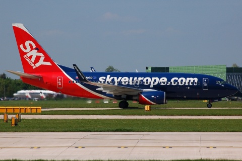 OM-NGD - 737-76N(WL) - SkyEurope Airlines - MAN - 14-05-2008