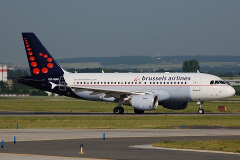OO-SSM - A319-112 - Brussels Airlines - PRG - 01-07-2008