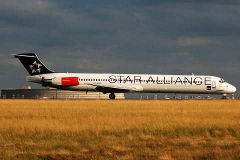 OY-KHE - MD-82 - SAS Scandinavian Airlines - CDG - 09-07-2008