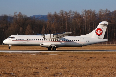 OY-RTC - ATR 72-202 - Cimber Air - SZG - 16-02-2008