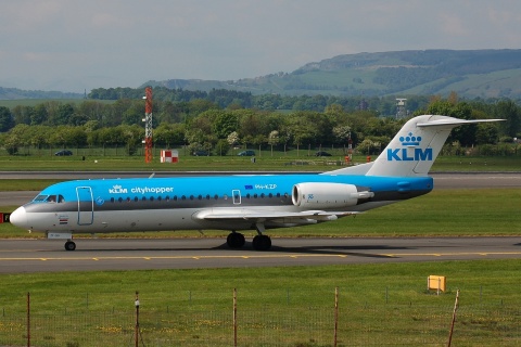 PH-KZP - Fokker 70 - KLM Cityhopper - GLA - 16-05-2008
