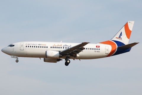 TS-IEG - 737-31S - Karthago Airlines - BRU - 16-08-2008