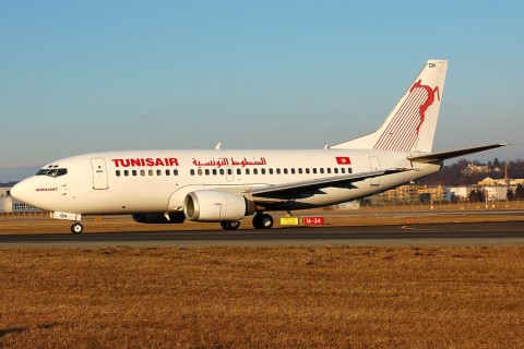 TS-IOH - 737-5H3 - Tunisair - SZG - 16-02-2008
